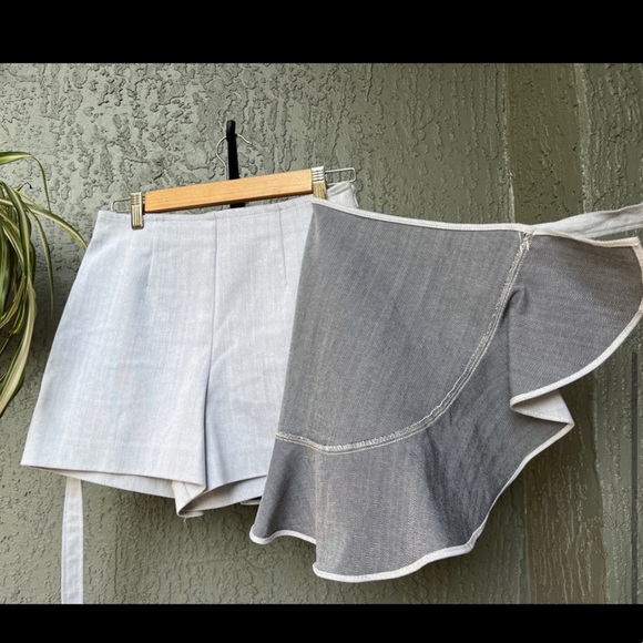 Cinq a sept wrap mini skort grey 🤩 - Picture 5 of 5